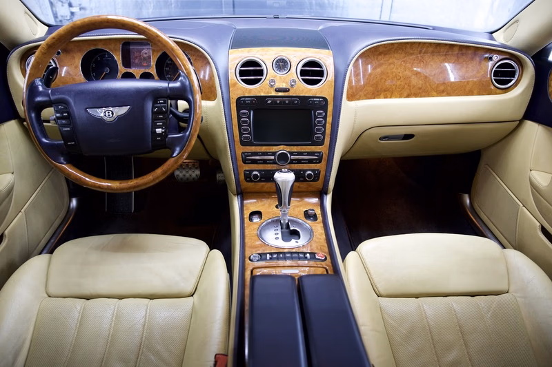 Bentley Continental interior detail - Professional car detailing by DrivveDetail